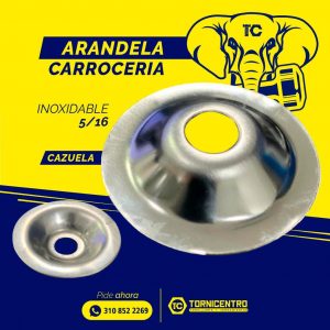 ARANDELA DE CARROCERIA INOXIDABLE 5/16