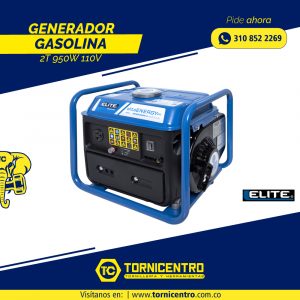 GENERADOR GASOLINA 2T 950W 110V