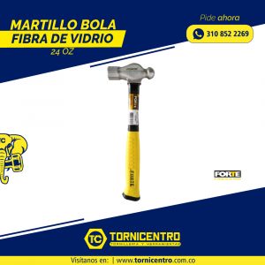 MARTILLO BOLA FIBRA DE VIDRIO 24OZ