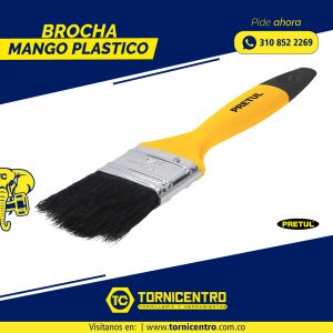 BROCHA MANGO PLASTICO