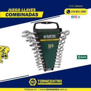 JUEGO LLAVES COMBINADAS – SATA