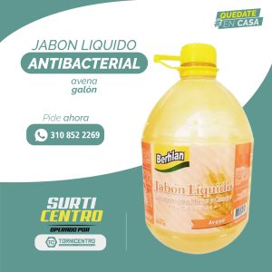 JABON LÍQUIDO ANTIBACTERIAL AVEN Galón