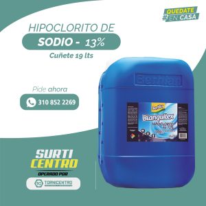 HIPOCLORITO DE SODIO 13% BLANQUITEX