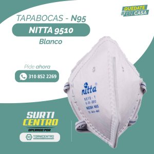 TAPABOCAS N95 NITTA BLANCO 9510