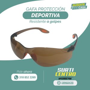 GAFAS DE PROTECCIÓN DEPORTIVA CAFE