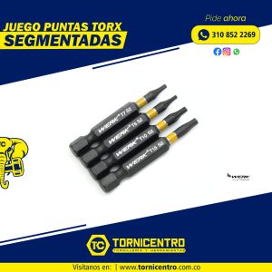 JUEGO PUNTAS TORX SEGMENTADAS – WERK
